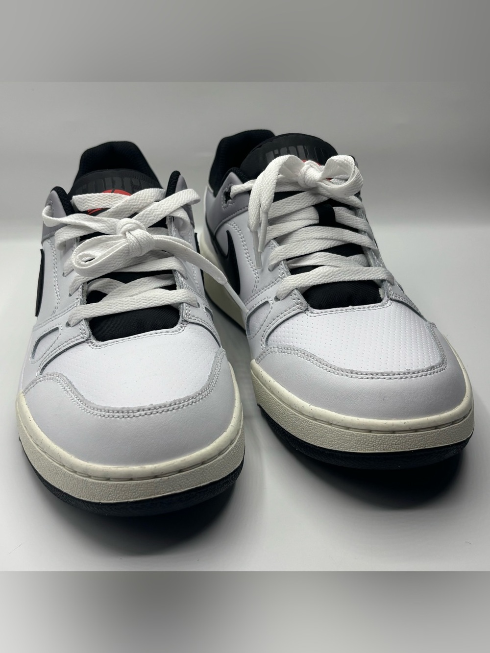 Nike Full Force Low White/Black Men’s 9.5 - Picture 2 of 13